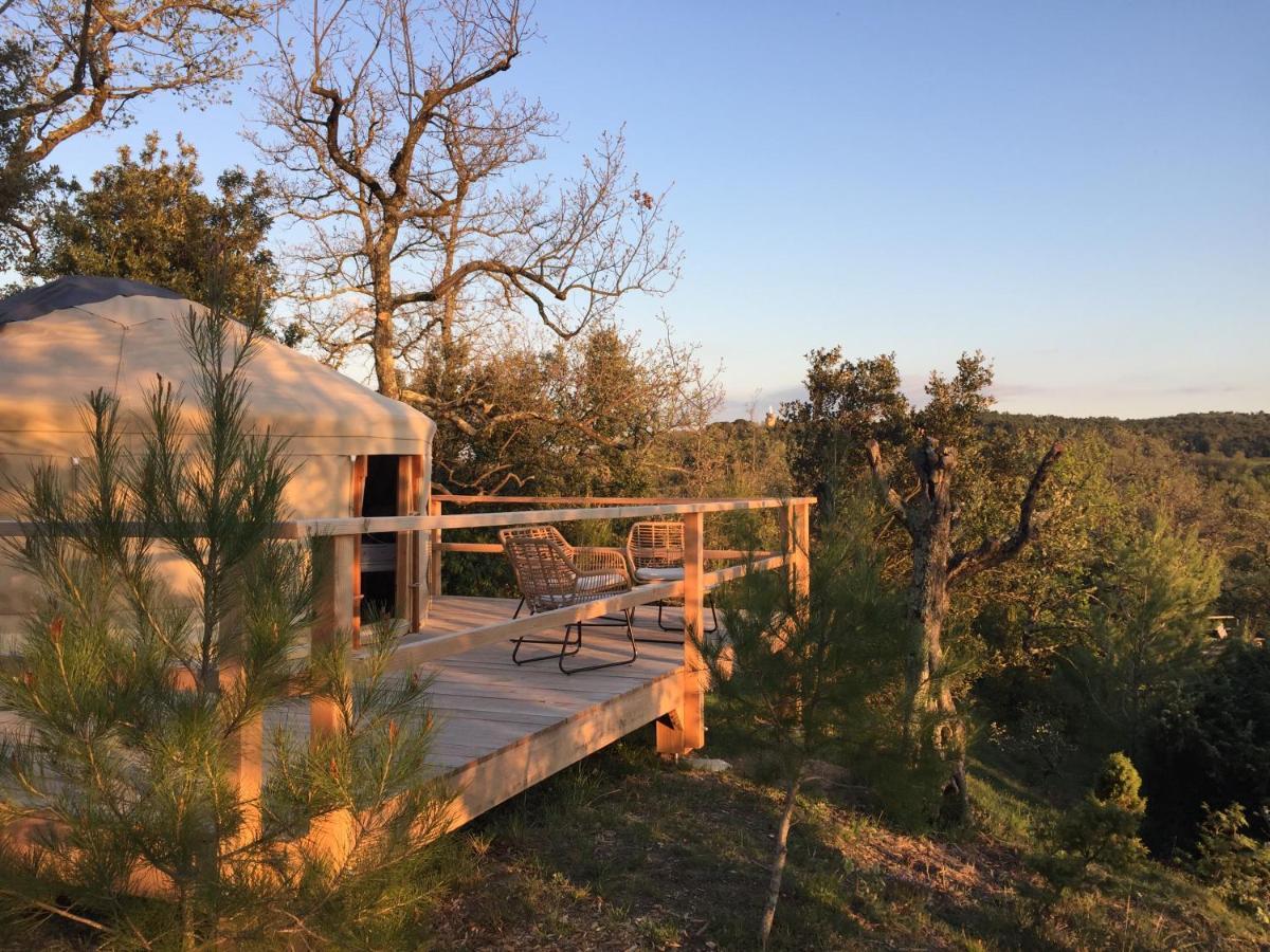 Les Yourtes De Provence Panzió Saint-Paulet-de-Caisson Szoba fotó